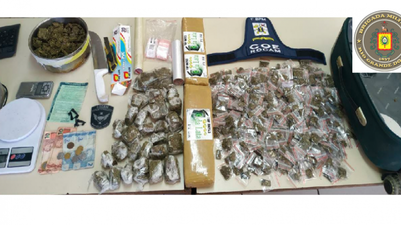 PRISÃO POR TRÁFICO DE DROGAS 02 12 2