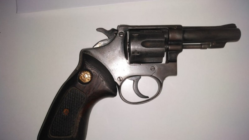 arma de fogo apreendida em Iraí
