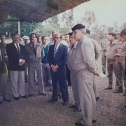 Inauguração do Galpão Crioulo em 28 de Setembro de 1990