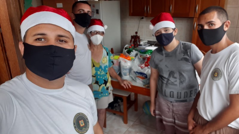 Alunos Soldados do Polo de Ensino do Vale do Rio Pardo realizam a&ccedil;&atilde;o social
