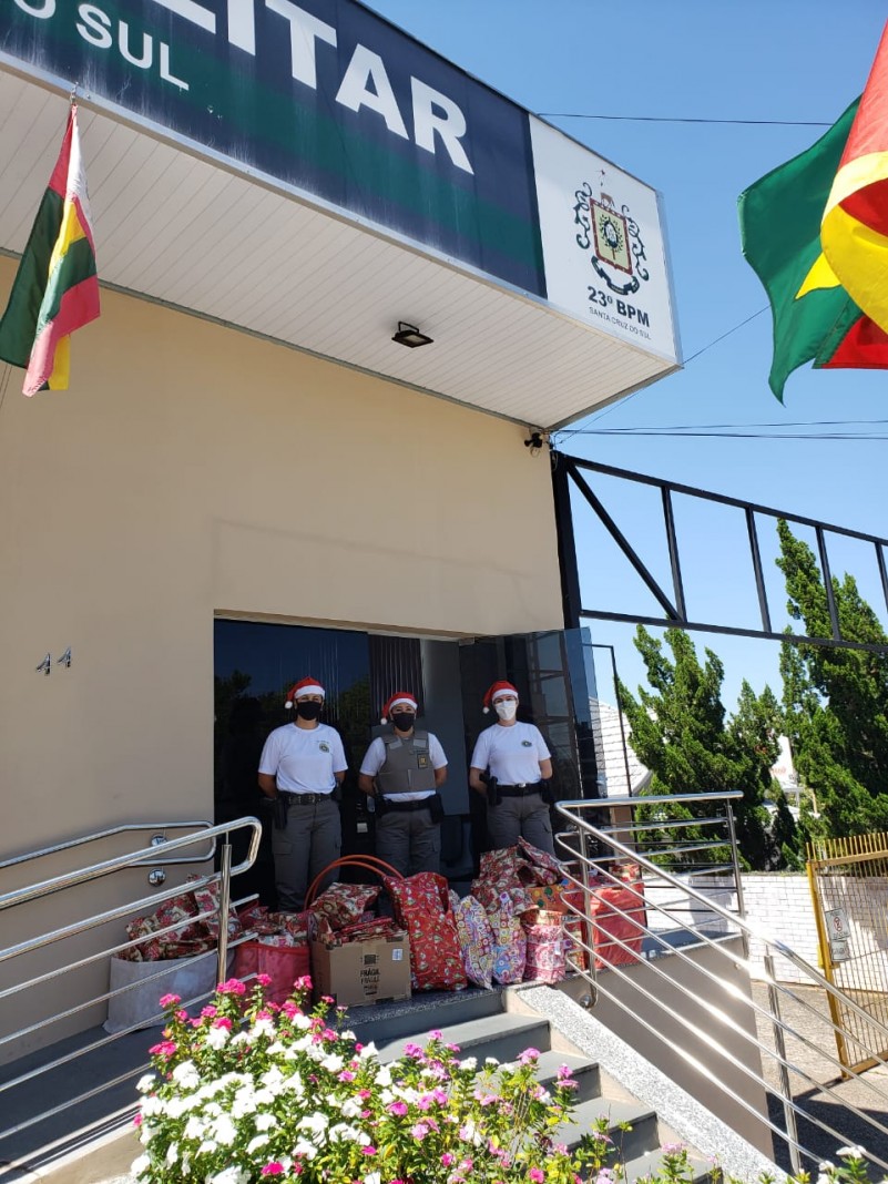 BM de Santa Cruz do Sul realiza Campanha Natal Solid&aacute;rio
