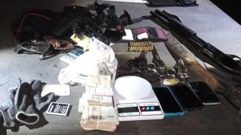 materiais apreendidos