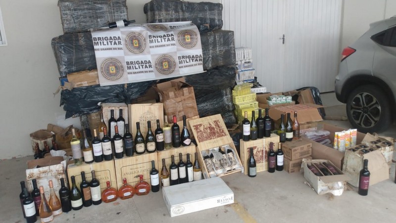 produtos apreendidos