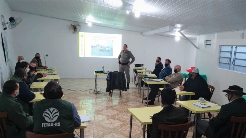 BM de Sobradinho participa de reuni&atilde;o regional do Sindicato Rural 
