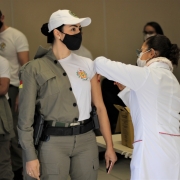 Vacinação Efetivo do 15º BPM em Canoas