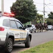 Policiamento em Canoas - Apoio do 4º RPMon