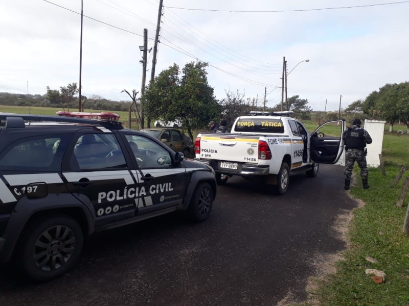 Brigada Militar e Polícia Civil planejaram a ação