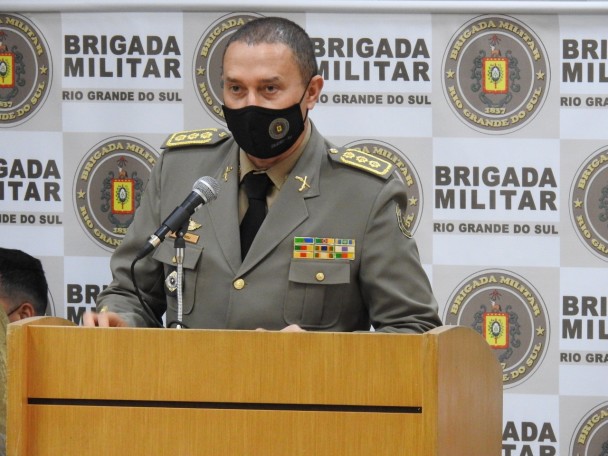 Subcomandante-geral, Cel Feoli, presidiu a cerimônia