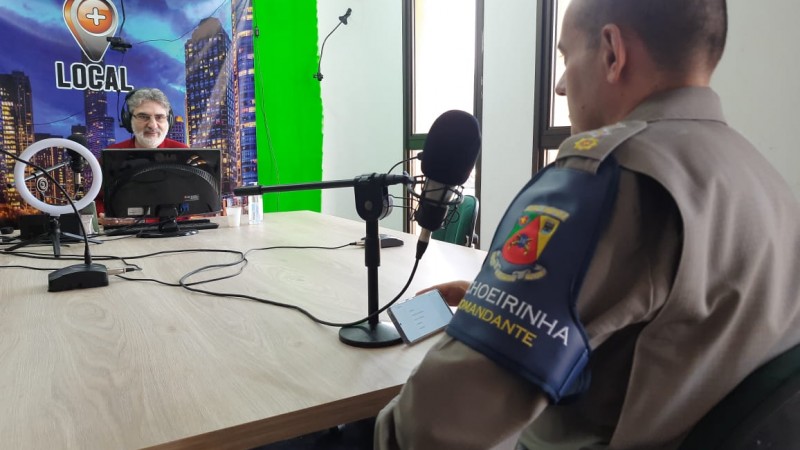 Major Rafael participa de programa na rádio Local Mais
