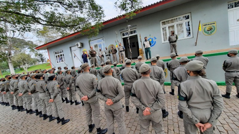 Alunos soldados CBFPM/2021 Polo Rio Pardo