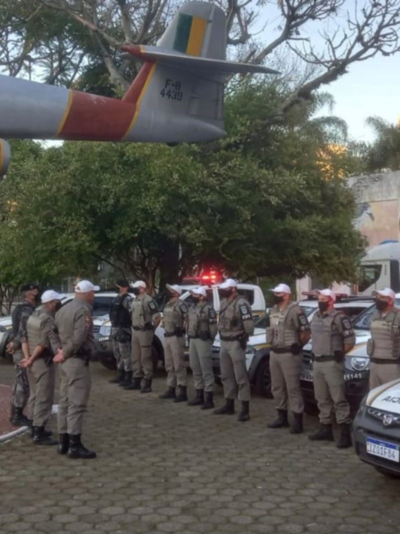 Policiamento em Canoas