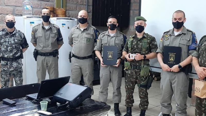 26º BPM recebeu a visita do Comandante do 19º Batalhão de Infantaria Motorizado.