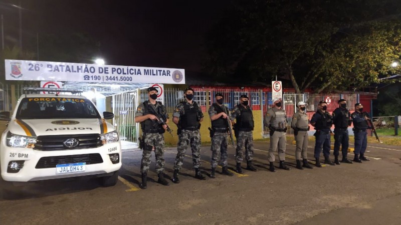 Opera&ccedil;&atilde;o Integrada foi realizada pelo 26&ordm;BPM e Guarda Municipal. 