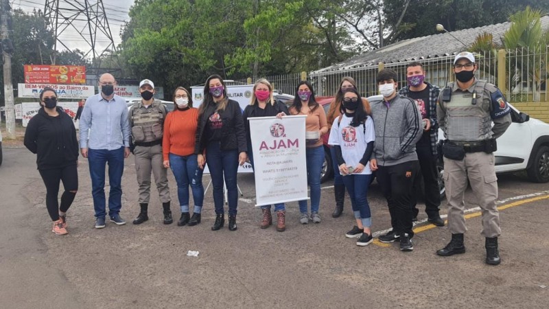 A&ccedil;&atilde;o foi desenvolvida pela Patrulha Maria da Penha do 26&ordm; BPM e Associa&ccedil;&atilde;o de Justi&ccedil;a e Apoio &agrave;s Mulheres - AJAM.