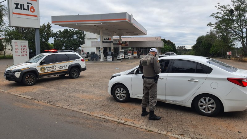 policiamento em Nova Santa Rita