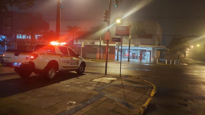 policiamento na &aacute;rea bancaria