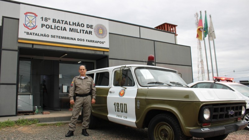 2&ordm; Sargento S&eacute;rgio Roberto da Silva Vieira na Brigada Militar, conta com 41 anos de muito profissionalismo