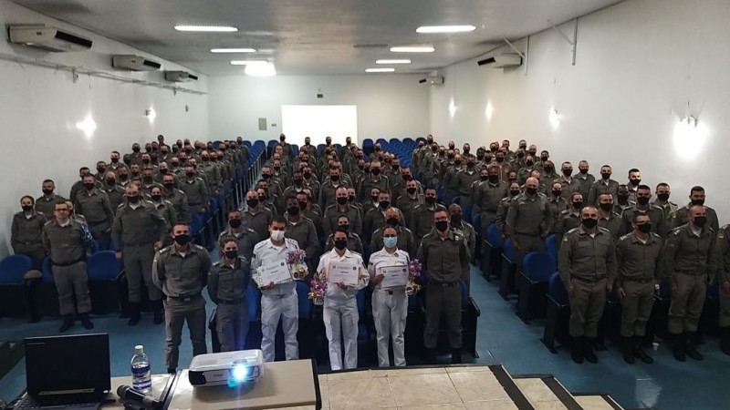 Aula conjunta sobre o tema Saúde Mental