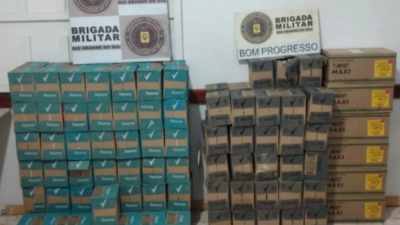 Brigada Militar prende homem por descaminho em Bom Progresso