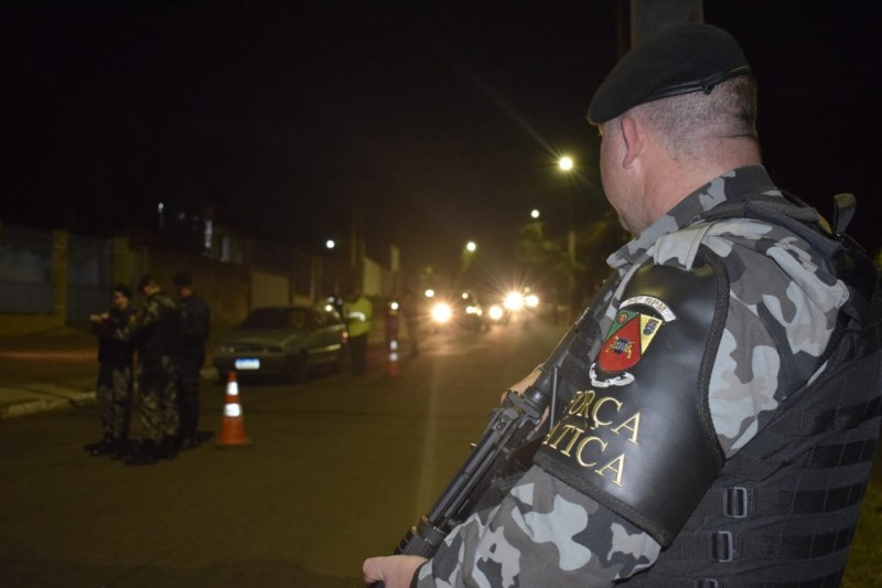 Foram realizadas ações de visibilidade, barreiras e abordagens policiais, desenvolvidas pelo total de 18 horas.
