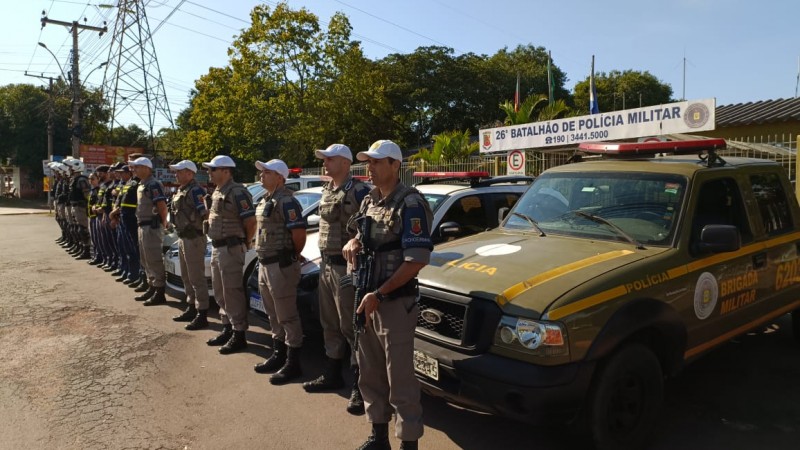 Durante a atividade policial foram realizadas a&ccedil;&otilde;es de visibilidade, barreiras e abordagens policiais.