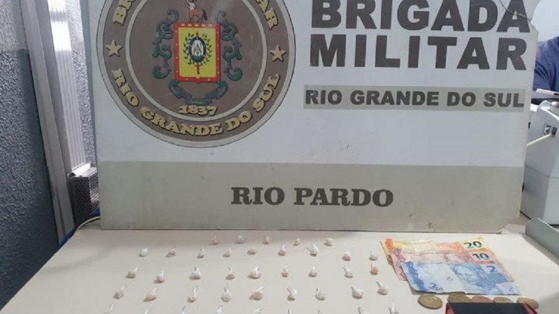 Pris&atilde;o por tr&aacute;fico de drogas em Rio Pardo