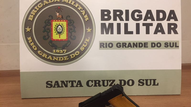 Pris&atilde;o por porte ilegal de arma em Santa Cruz do Sul