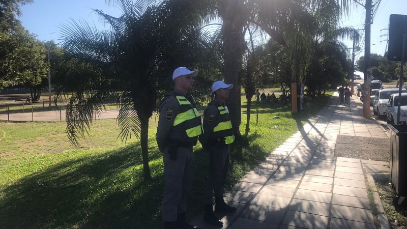 As atividades operacionais foram desenvolvidas em postos de visibilidade distribuídos pela cidade.