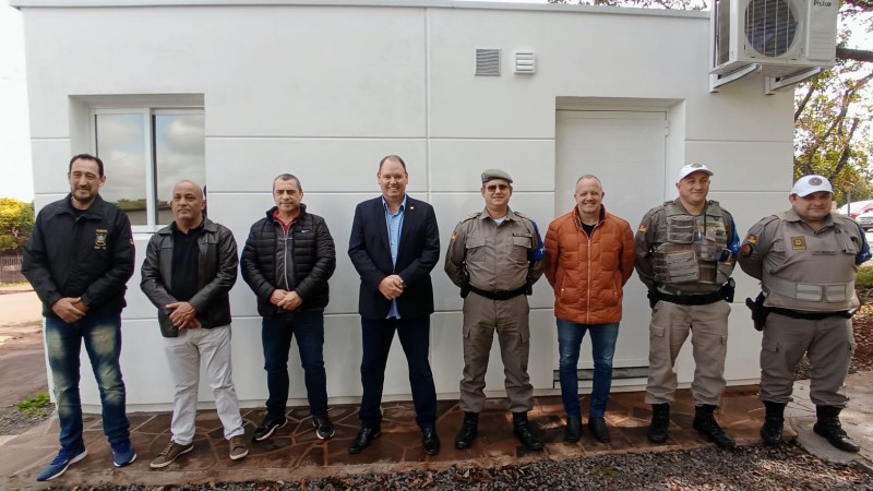 Brigada Militar de Santo Ângelo inaugura guarita do Centro de Atendimento Socioeducativo