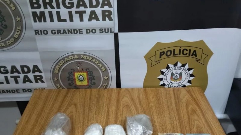 Operação conjunta entre Brigada Militar e Polícia Civil resulta em dois homens presos por tráfico de drogas em Três Passos