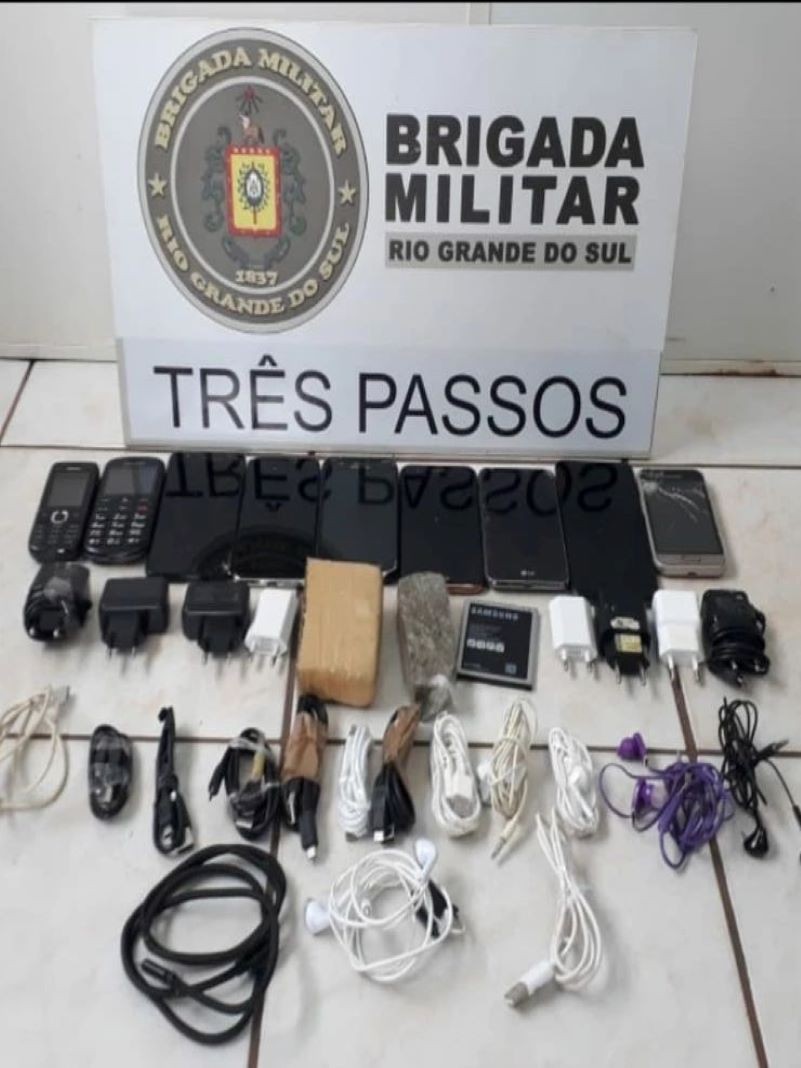 Brigada Militar apreende drogas em Tr&ecirc;s Passos