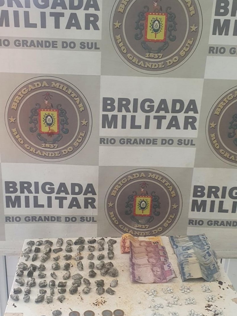 BM prende homem por tráfico de entorpecentes em Cachoeirinha