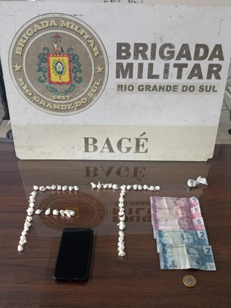 Pris&atilde;o por tr&aacute;fico de drogas em Bag&eacute; 