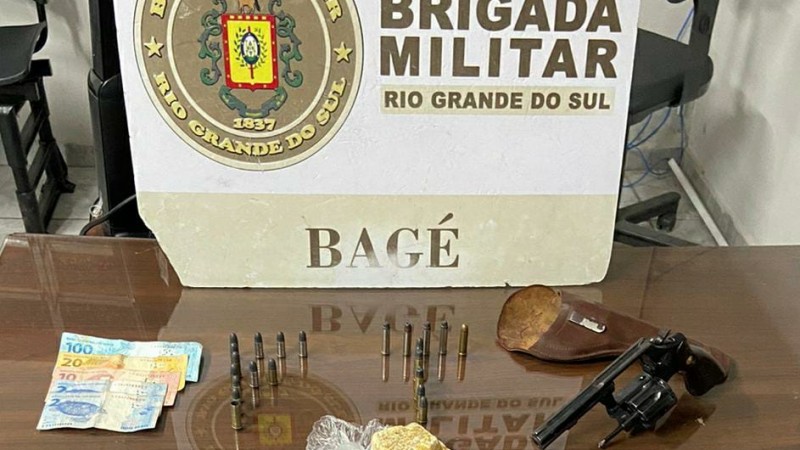 pris&atilde;o por tr&aacute;fico de drogas em Bag&eacute;