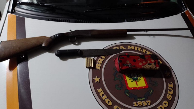 Apreens&atilde;o de arma de fogo