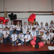 Foram formadas cinco turmas, de 5º ano, de cinco escolas