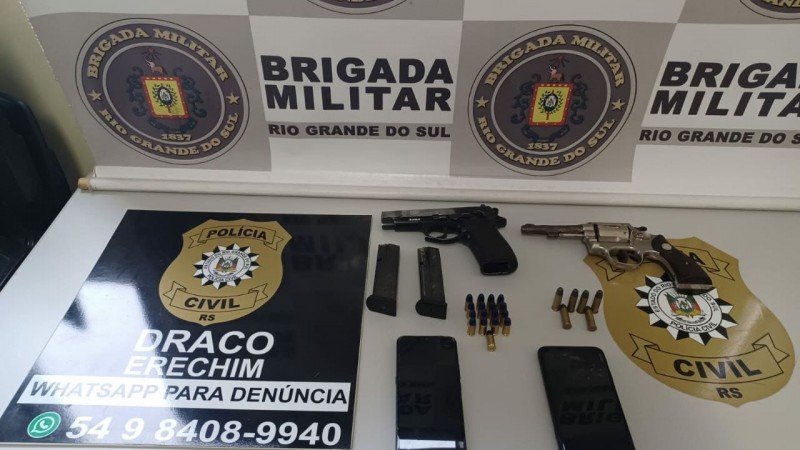 Apreensões de armas