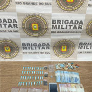 Drogas apreendidas em operação realizada pelo 25º BPM