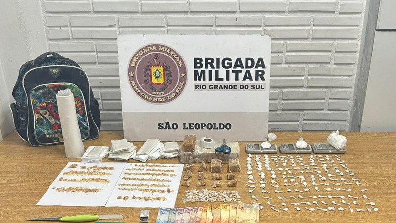 drogas apreendida pela BM