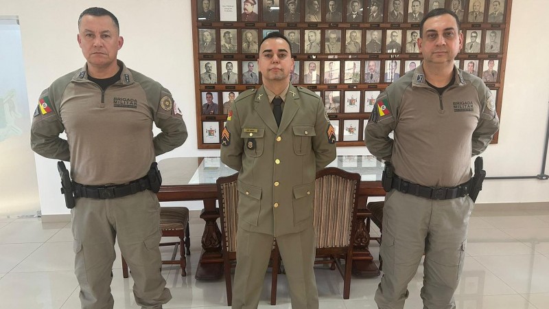 Brigada Militar recebe novo Sargento em Santa Maria