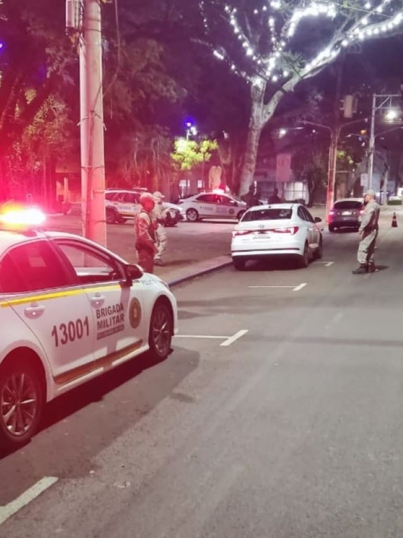 Barreira policial na Operação Plano Tático Operacional