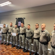 recebimento de certificado de PM destaque