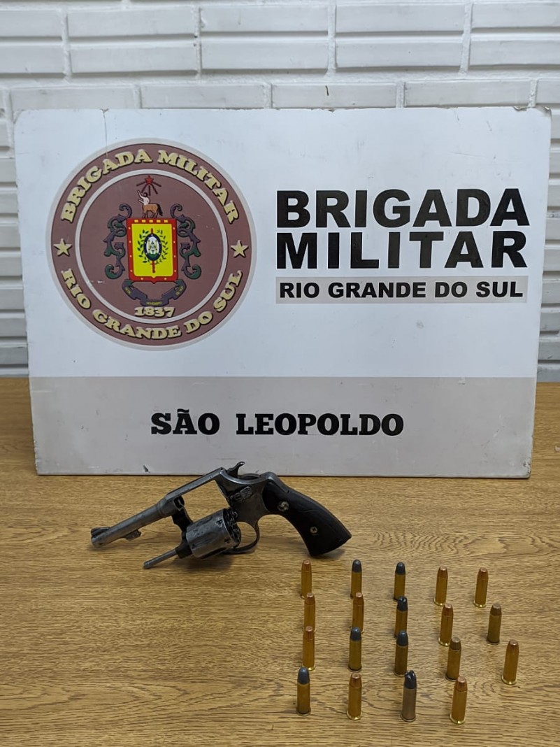 arma apreendida pela BM
