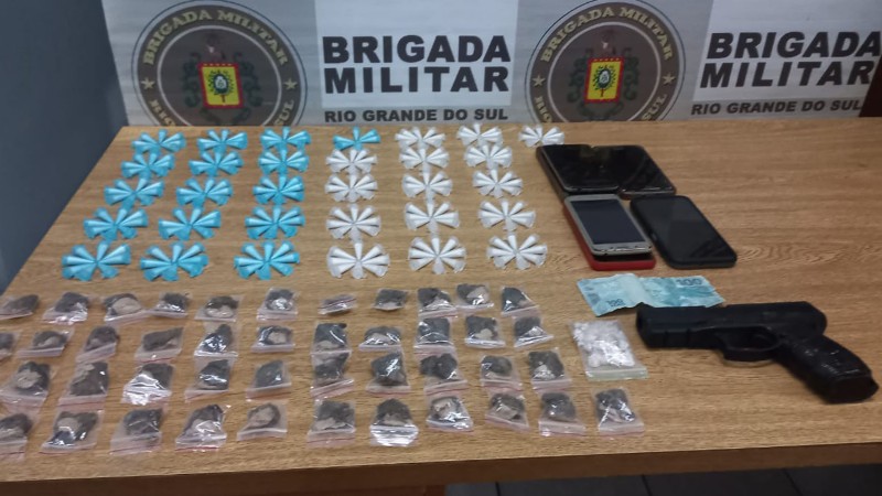 drogas apreendidas pela BM