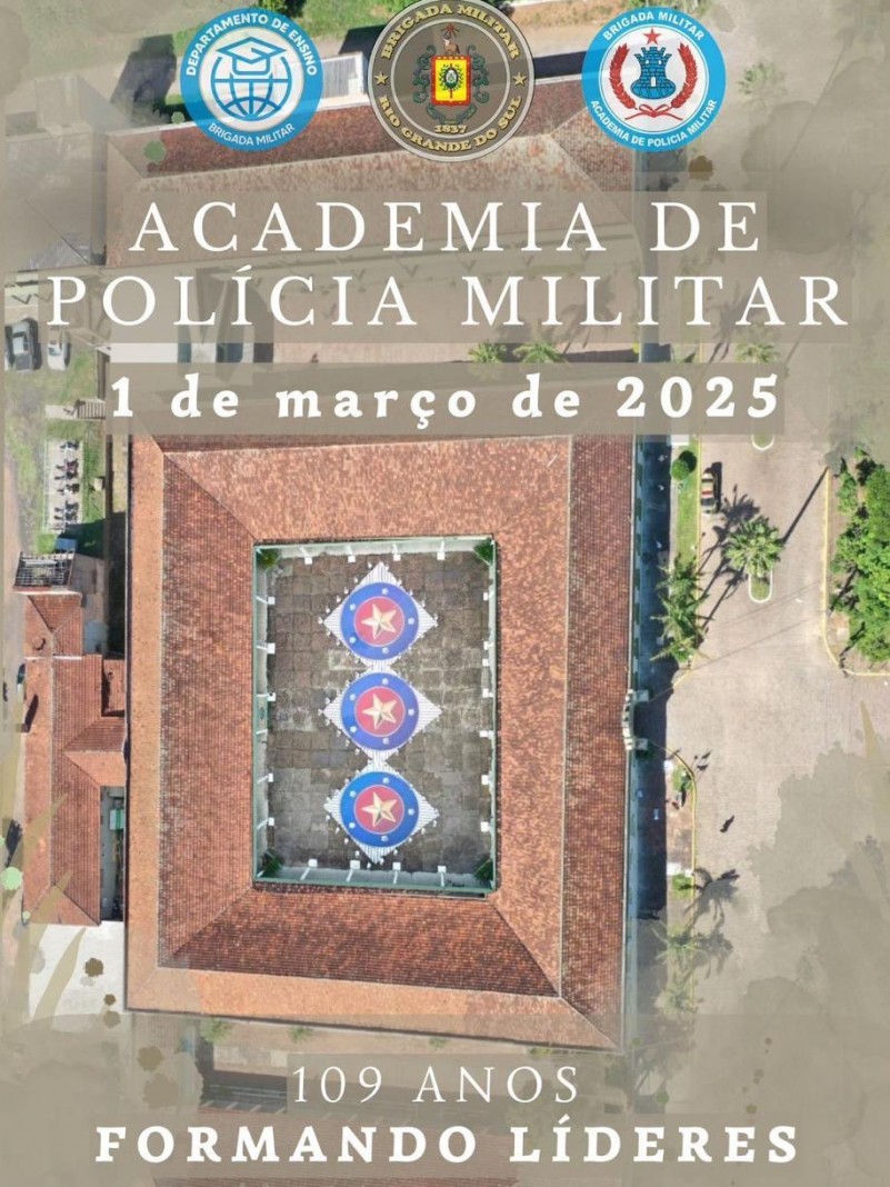 Academia de Polícia Militar da BM celebra 109 anos de tradição e excelência na formação policial