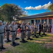 Formatura alusiva aos 46 anos da escola Tio Chico