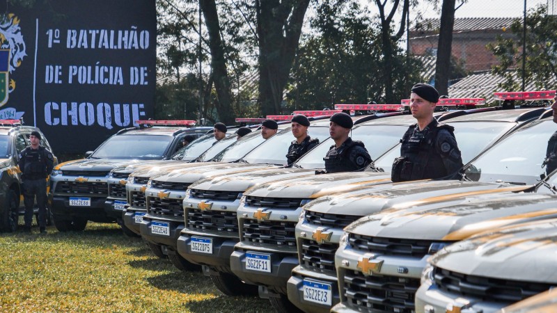 Entrega de viaturas à Brigada Militar