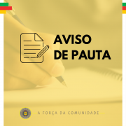 Aviso de Pauta