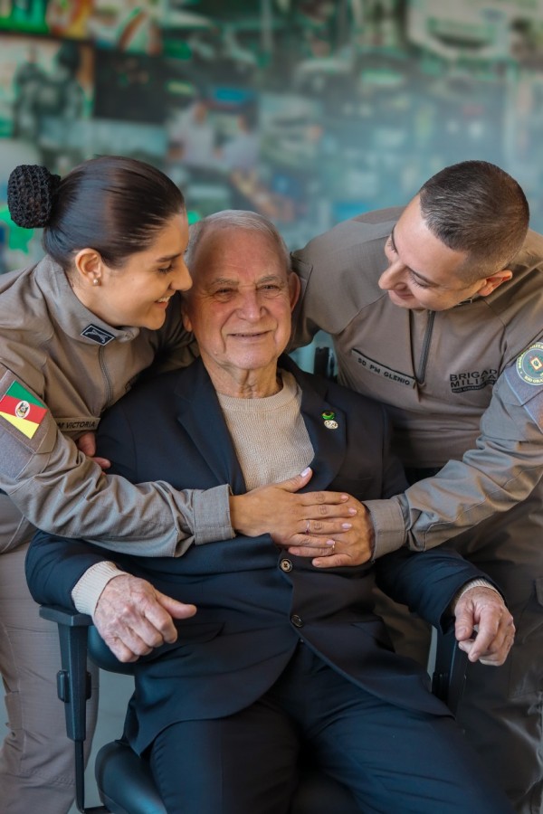 Uma família que veste com orgulho a farda da BM