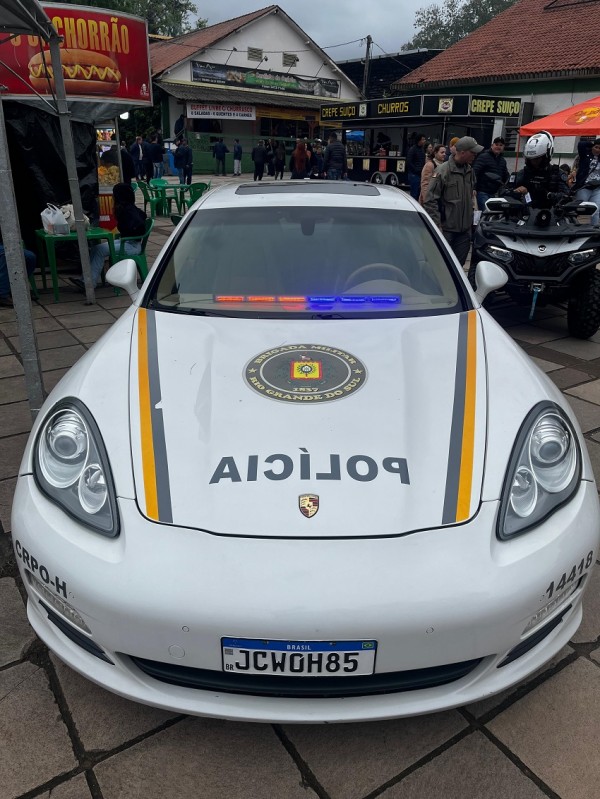 Porsche da Brigada Militar